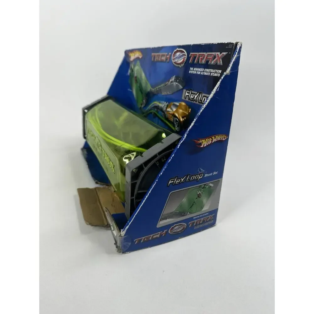 Hot Wheels Tech Trax System Power Swing Stunt Flex Loop Travel To Go Case Read